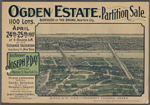 Ogden Estate, Partition Sale. 1100 (1500?) Lots. Borough of the Bronx, New York City.