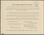 Trustees' Sale with the consent of the Supreme Court of New York. Estate of Lorillard Spencer for the Benefit of the Heirs and the New York Public Library. 1445 Lots at Absolute Auction on White Plains Rd., Boston Rd, Pelham  Parkway, Williamsbridge Rd, Allerton Ave, Burke Ave, and Adjacent Avenues & streets, Bronx Borough New York City