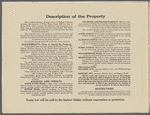 Trustees' Sale with the consent of the Supreme Court of New York. Estate of Lorillard Spencer for the Benefit of the Heirs and the New York Public Library. 1445 Lots at Absolute Auction on White Plains Rd., Boston Rd, Pelham  Parkway, Williamsbridge Rd, Allerton Ave, Burke Ave, and Adjacent Avenues & streets, Bronx Borough New York City