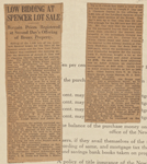 Trustees' Sale with the consent of the Supreme Court of New York. Estate of Lorillard Spencer for the Benefit of the Heirs and the New York Public Library. 1445 Lots at Absolute Auction on White Plains Rd., Boston Rd, Pelham  Parkway, Williamsbridge Rd, Allerton Ave, Burke Ave, and Adjacent Avenues & streets, Bronx Borough New York City