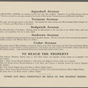 Auction Sale of the Est. of Lewis Gouverneur Morris at Morris Heights, Bronx Borough NYC, by Order of the New York Life Insurance & Trust Co. Trustee and other owners. ... 175 Lots