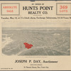 Absolute Sale by order of Hunts Point Realty Co. 369 Lots