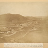 Mines of Kara; eastern Siberia; View of Lower settlement Hill known as "The Convicts, Head" in the background 1885.  Katorga for both common criminals and political offenders. (K).