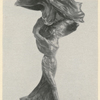 Gilt Bronze Lamp statue of Loie Fuller dancing by Raoul Larche.