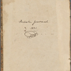 Journal. Boston, MA, April 1, 1829 - Aug. 8, 1829