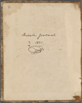 Journal. Boston, MA, April 1, 1829 - Aug. 8, 1829