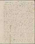 [Peabody, Elizabeth Palmer,] mother, ALS to SAPH. Feb. 8, 1835.