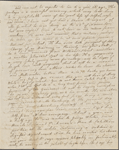 [Peabody, Elizabeth Palmer,] mother, ALS to SAPH. Feb. 8, 1835.