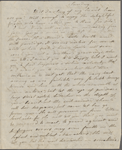 [Peabody, Elizabeth Palmer,] mother, AL to SAPH. [1838/39].