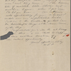 [Peabody, Elizabeth Palmer,] mother, AL to SAPH. with ALS from MTPM. [Mar.? 1843]