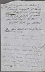 [Peabody, Elizabeth Palmer,] mother, AL to SAPH. [1846/47]