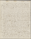 [Peabody, Elizabeth Palmer,] mother, ALS to SAPH. Jan. 8, 1847. [Previously: Jan. 8, 1844]