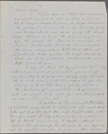 [Peabody, Elizabeth Palmer,] mother, AL to SAPH. [Jan./Feb.? 1849?]