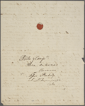 [Peabody, Elizabeth Palmer,] mother, ALS to MTPM and SAPH. Sep. 7, 1834.