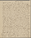 [Peabody, Elizabeth Palmer,] mother, ALS to MTPM and SAPH. Feb. 23, 1835.