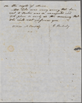 [Peabody, Elizabeth Palmer,] mother, ALS to SAPH. 1846.