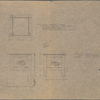John and Abigail, ground plans, grid drawings and elevations, 1970 - 1971