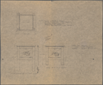 John and Abigail, ground plans, grid drawings and elevations, 1970 - 1971