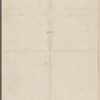 Bright, Mrs Elizabeth, ALS, to SAPH. Thursday [n.d.]. 