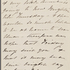 Bright, Mrs Elizabeth, ALS, to SAPH. Friday [n.d.]. 
