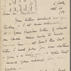 Bright, H[enry] A., ALS, to Julian Hawthorne. Oct. 26, 1883. With a leaf of the holograph notes relating to Nathaniel Hawthorne, which Bright enclosed for Julian Hawthorne's projected life of his father.