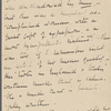 Bright, H[enry] A., ALS, to Julian Hawthorne. Oct. 26, 1883. With a leaf of the holograph notes relating to Nathaniel Hawthorne, which Bright enclosed for Julian Hawthorne's projected life of his father.