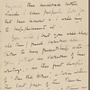 Bright, H[enry] A., ALS, to Julian Hawthorne. Oct. 26, 1883. With a leaf of the holograph notes relating to Nathaniel Hawthorne, which Bright enclosed for Julian Hawthorne's projected life of his father.