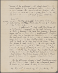 Bright, H[enry] A., ALS, to Julian Hawthorne. Oct. 26, 1883. With a leaf of the holograph notes relating to Nathaniel Hawthorne, which Bright enclosed for Julian Hawthorne's projected life of his father.