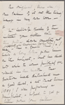 Bright, H[enry] A., ALS, to Julian Hawthorne. Nov. 2, 1883. 