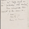 Bright, H[enry] A., ALS, to Julian Hawthorne. Nov. 2, 1883. 