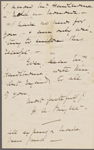 Bright, H[enry] A., ALS, to SAPH. Oct. 13, 1864.