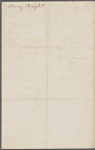 Bright, H[enry] A., ALS, to SAPH. [n.d.]
