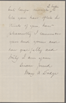 Dodge, Mary Abigail, ALS, to SAPH. Jan. 11, 1867.