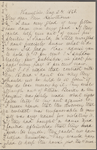 Dodge, Mary Abigail, ALS, to SAPH. Aug. 24, 1868.