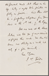Fields, J. T., ALS, to SAPH.  Aug. 2, 1866.