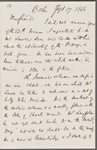Fields, J. T., ALS, to SAPH.  Sep. 17, 1866.