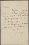 F[ields], J. T., ALS, to [SAPH]. [n.d.] [Previously to Nathaniel Hawthorne]