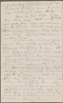 Hawthorne, Julian, ALS, to SAPH. Nov. 8, [1864?]. Previously: Nov. 8, [n.y.]