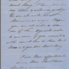 [Mann], Mary [Tyler Peabody], ALS to, with ALS from Una Hawthorne. Sep. 30, 1855.
