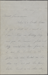 Peabody, [Elizabeth Palmer], mother, ALS to. In second part of ALS from from Una Hawthorne to EPP, her grandmother. [Dec. 1851 - May 1852].