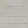 Peabody, [Elizabeth Palmer], mother, ALS to. In second part of ALS from from Una Hawthorne to EPP, her grandmother. [Dec. 1851 - May 1852].