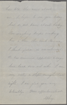 Peabody, [Elizabeth Palmer], mother, ALS to. In second part of ALS from from Una Hawthorne to EPP, her grandmother. [Dec. 1851 - May 1852].