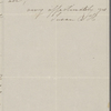 H[illard?], Susan B., ALS to SAPH. [1850/1851].
