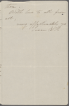 H[illard?], Susan B., ALS to SAPH. [1850/1851].