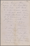 Lathrop, Rose Hawthorne, ALS to Una Hawthorne, sister. Jul. 1863. Postscript ALS by SAPH.