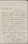 Lathrop, Rose Hawthorne, ALS to Una Hawthorne, sister. Oct. 10, 1866. Postscript by SAPH.