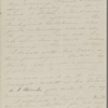P[eabody], E[lizabeth] P[almer, sister], ALS to SAPH. [1832/33].