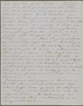 [Peabody, Elizabeth Palmer, sister], AL (incomplete) to SAPH, with ALS by NP. [Apr. 6, 1851].