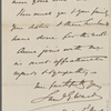 Ward, Samuel G., ALS to Elizabeth Palmer Peabody. Mar. 3, 1871.