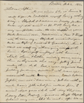 Peabody, Nathaniel, ALS to SAPH. Oct. 2, 1830.